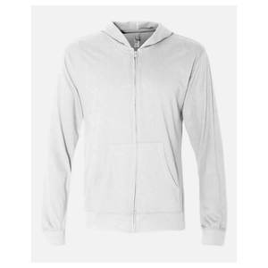 Bella Canvas Sudadera con capucha y cremallera Sudaderas con capucha de manga larga Sudadera con capucha para exteriores con bolsillos Sudadera con capucha informal de verano - Product Image 4