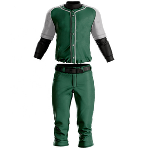 Uniforme de sport d'équipe personnalisé pour hommes, décontracté, à manches courtes, en jersey, à boutons, pour le baseball et autres ensembles - Product Image 2