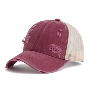 Casquette de Baseball Vintage Four Season Wear de haute qualité avec logo personnalisé imprimé avec tissu commun réglable unisexe - Product Image 2