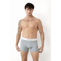 Calzoncillos Bóxer para Hombre, Ultra Suaves y Transpirables, 100% Algodón, Corte Medio, Diseño Sin Costuras, Paneles de Malla Ventilada, Gestión de la Humedad, Ecológicos