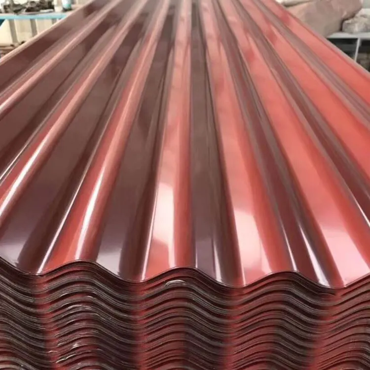 Bobine d'acier galvanisé de haute qualité/Plaque d'acier au zinc prépeinte PPGI Tôle de toiture en métal ondulé