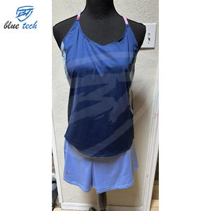 Conjunto de falda de tenis para mujer 2025, gran oferta, conjunto de 2 piezas, tanque con bolsillos, vestido de entrenamiento para trajes de tenis - Product Image 1