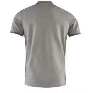 Polo pour hommes personnalisé avec logo de golf tissu en toile à motif solide - Product Image 2