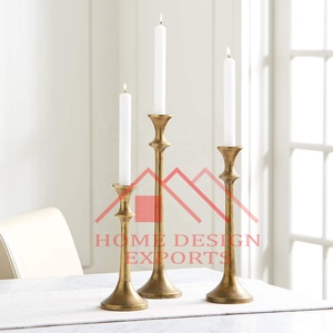 Candelabro con acabado dorado antiguo para decoración del hogar y la sala de estar, candelabro moderno más vendido - Product Image 6