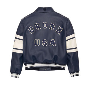 Chaquetas de Cuero para Hombre Más Vendidas, Color y Tallas Personalizadas, Chaquetas Avirex Bordadas en Cuero Genuino Hechas a Medida - Product Image 2
