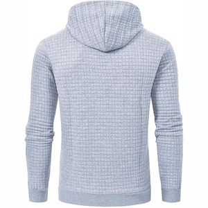 Sudadera con capucha de punto con estampado antiarrugas informal para hombre, bajo MOQ, mejor calidad, precio al por mayor, nuevo estilo - Product Image 3