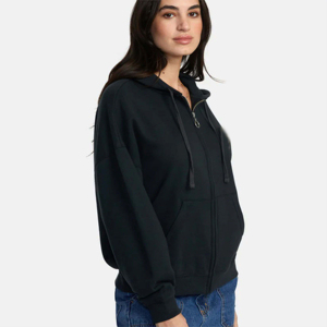 Sudaderas con Capucha para Mujer, para Invierno, Casuales, Personalizadas, con Cierre, de Felpa Francesa, Gruesas, Antiarrugas - Product Image 4