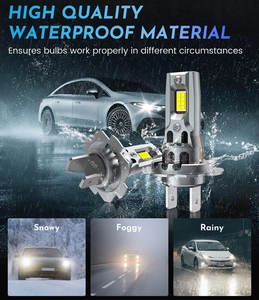 Sistema de Iluminación Automotriz LED de 8000Lm y 6000K, Faros Delanteros LED, Foco Turboes H4 H7, Lámpara LED para Automóviles, Faros para Vehículos, Precio de Fábrica - Product Image 3
