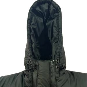 Chaqueta Acolchada de Invierno para Hombre, Informal, de Lona Transpirable con Revestimiento, con Capucha Desmontable, Manga Larga, Cierre Frontal con Logotipo, 100% - Product Image 4