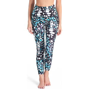 Respirant femmes Sublimation Legging Style personnalisé doux arrivée Sublimation avec Excellence qualité taille élastique Yoga Leggings - Product Image 3
