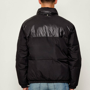 Veste bomber imperméable, chauffante, coupe-vent, respirante et légère à col montant en tissu sergé tricoté avec fermeture éclair TWILL-SPORTS - Product Image 2