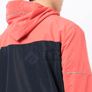 Chaqueta Cortavientos Ligera de Invierno para Hombre, Estilo Casual, Cuello Alto, Impermeable, con Cremallera y Capucha, Ecológica, de Nailon/Poliéster - Product Image 6
