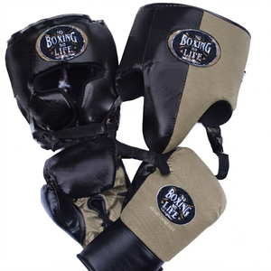 Protector de Cabeza Deportivo con Guantes a Juego para Adultos, con Acolchado Suave y Ajuste Seguro y Ajustable - Product Image 1