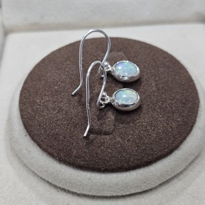 925 Sterling Silver High Quality Natural <b>Opal</b> Gemstone Handmade Designer Drop Stylish Elegant for Women for Weddings Parties - Product Image 5