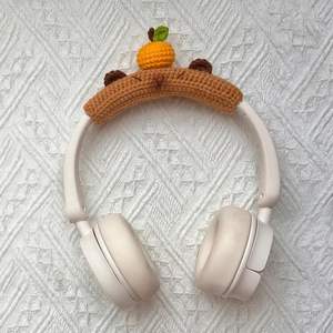 Funda de Ganchillo Hecha a Mano para Auriculares, Funda Protectora de Lana Suave para Auriculares, Bolsa para Auriculares para Uso Diario, Excelente Regalo de Juguete de Costura y Tejido - Product Image 2