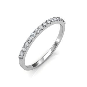 Bague de mariage en diamant cultivé en laboratoire en or 10 carats bijoux en diamant de laboratoire bague de fiançailles bague de fiançailles bande d'éternité ronde classique - Product Image 1