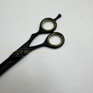 Tijeras de Peluquería Profesionales de Acero Inoxidable con Recubrimiento de Polvo Negro, Logotipo Personalizado, Herramienta de Corte para Salón de Belleza y Barbería - Product Image 2
