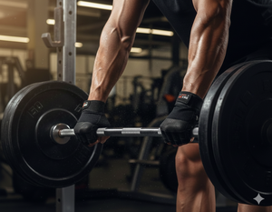 ถุงมือออกกำลังกายยกน้ำหนัก Rexfit Sports สำหรับผู้ชาย ป้องกันฝ่ามือเต็มรูปแบบ |   การยึดเกาะที่ระบายอากาศได้ดีเยี่ยมสำหรับการฝึกซ้อมในยิม - Product Image 3