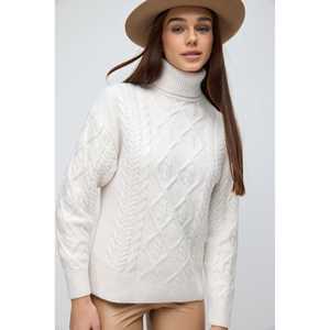 เสื้อสเวตเตอร์คอเต่าถักลาย - Product Image 3