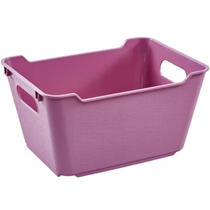 2x Caja de Almacenamiento, Polipropileno, 1.8 l, Frambuesa, 19.5x14x10 cm - Product Image 2