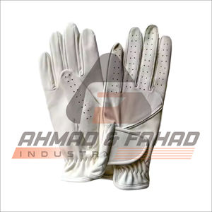 Gants de golf souples personnalisés unisexes avec poignées en cuir véritable respirant Gants de sport gauche et droite pour jouer au golf - Product Image 2