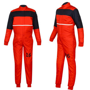 CIK FIA Trajes de carreras Go To Kart de doble capa para adultos en Color Rojo Negro Trajes de carreras Go Karting de buena calidad - Product Image 4