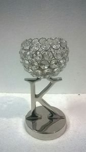 Bougeoir en cristal, décoration de la maison, autre support de bougie brillant, pour l'intérieur et l'extérieur - Product Image 6