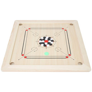 Fabricant professionnel de panneaux de carrom en bois avec logo personnalisé ensembles de panneaux de carrom de poche ronds avec quantité minimale de commande bas à vendre - Product Image 1