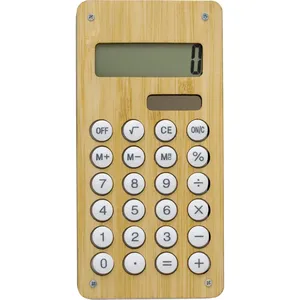 Calcolatrice in Bambù Personalizzata Thomas, Gadget Unico per Soluzioni Matematiche Facili - Product Image 2