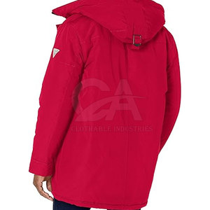 Focused <b>Men</b> Streetwear Hooded Faux <b>Fur</b> Winter <b>Jacket</b> Customized Winter Outerwear Fashion Trend - Product Image 3