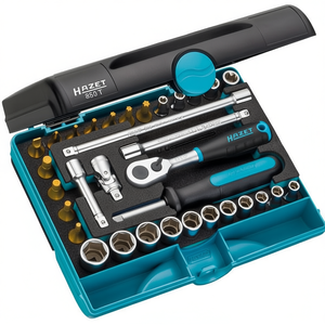 Juego de Llaves de Trinquete y Vasos Hazet de 1/4'', Juego de Herramientas de 33 Piezas - Product Image 2