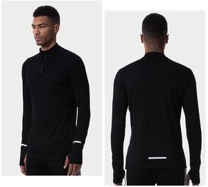 Camisa de compresión de manga larga con estampado de sublimación de diseño personalizado de alta calidad para hombres, buena calidad, ropa cómoda al por mayor para gimnasio - Product Image 3