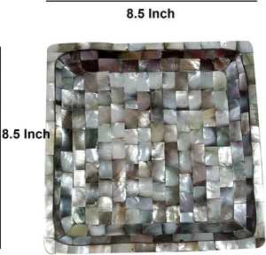 Set de baño de madreperla con incrustaciones de hueso estilo indio - Product Image 3