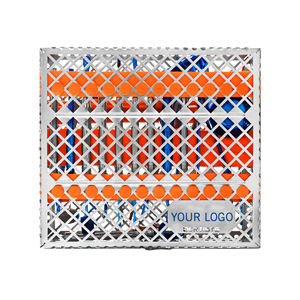 Blue/Silver <b>Set</b> of 19 Dental Instruments Kit <b>Sets</b> Tools <b>Pliers</b> Sterilization Tray Ergonomic Grip German Stainless Steel Kit Pack - Product Image 3