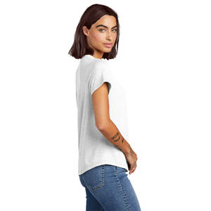 T-shirt élégant pour femme à manches courtes, col rond, en coton respirant, séchage rapide, 200g, toutes saisons - Product Image 5