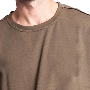 Las camisetas más vendidas para hombre 100% algodón Drop Shoulder Loose Fit Jersey de alta calidad Suministro directo de fábrica Diseño en blanco Caliente - Product Image 6