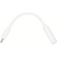 Mumbi USB-C Stecker auf 3,5mm Buchse Kopfhöreradapter Weiß ABS-Material Hergestellt in Italien Für Mobiltelefone Brandneu
