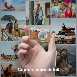 Mini fotocamera digitale 1080P HD piccolo portachiavi retrò 0.96 "schermo OTG <span class=keywords><strong>Vintage</strong></span> compatto Micro fotocamera tascabile per i regali - Product Image 4