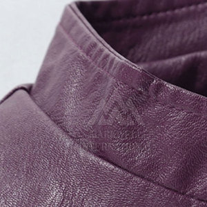 Veste en cuir décontractée pour homme avec fermeture éclair et logo frontal, matériau de haute qualité, prix de gros - Grande Vente Hiver - Product Image 4