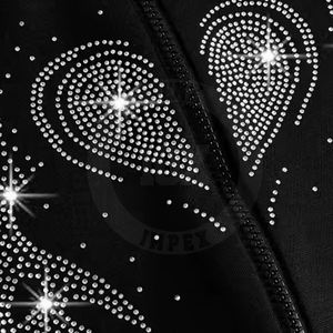 เสื้อฮู้ดผู้ชายแขนยาวประดับพลอยเทียม, เสื้อฮู้ดแฟชั่นทันสมัย100% ผ้าฝ้ายผสมทำจากหินไรน์สโตน - Product Image 3