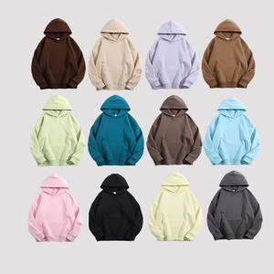 Vente en gros de sweats à capuche 100% coton de haute qualité pour hommes unisexe sweats à capuche vierges imprimés personnalisés méthode de tissage non tissé d'hiver - Product Image 2