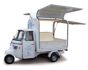 Triciclo Eléctrico para Comida, Carrito de Comida Móvil de Tres Ruedas, Resistente a la Oxidación, 5 Años de Garantía, para Café, Pizza, Tacos, Helados y Snacks - Product Image 1