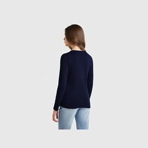 Camiseta de talla personalizada para mujer de secado rápido y transpirable con mangas completas al por mayor blusas y camisas personalizadas en blanco - Product Image 3