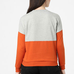 Nouveauté, vêtements respirants pour femmes, sweat-shirts à capuche grande taille, sweat-shirts en molleton à col rond, sweat-shirts en coton avec logo personnalisé imprimé - Product Image 3