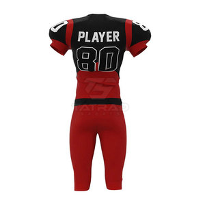 Uniforme de Fútbol Americano Corto Ligero, Transpirable y de Secado Rápido para Hombre, 100% Poliéster, Tallas y Colores Personalizables, el Mejor - Product Image 2