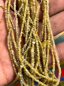 Perles de diamant brut jaune naturel perles de pierre produit - Product Image 3