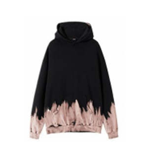 เสื้อฮู้ดผ้าฝ้าย100% สำหรับผู้ชาย400 GSM มีน้ำหนักมากเสื้อฮู้ดแบบล้างกรดว่างเปล่ามีซิปมีฮู้ดวินเทจฤดูหนาว - Product Image 2