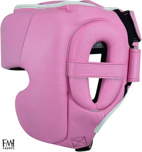 Protège-tête de boxe professionnel en cuir, couleur et logo personnalisés, DUAL SPORT, haute qualité pour adultes - Product Image 3