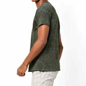 T-shirts graphiques personnalisés T-shirts imprimés pour hommes Sérigraphie Vintage T-shirt lavé à l'acide en détresse T-shirts respirants pour hommes - Product Image 1