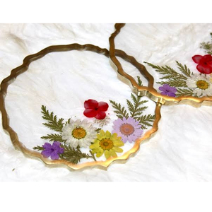 Posavasos de Resina MOP para Tazas, Decoración del Hogar, Suministros de Cocina, Posavasos de la India, Venta al por Mayor - Product Image 6